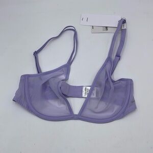 Calvin Klein Purple Push Up Bra